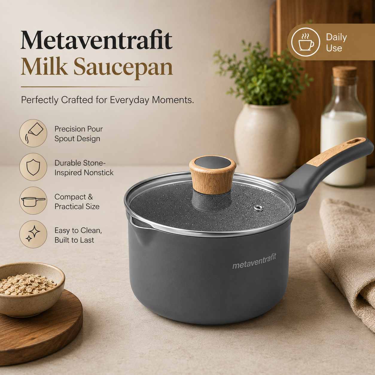 metaventrafit™ Milk Saucepan